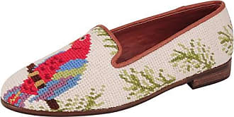 By Paige Women's Needlepoint Mule in Bees on Lime
