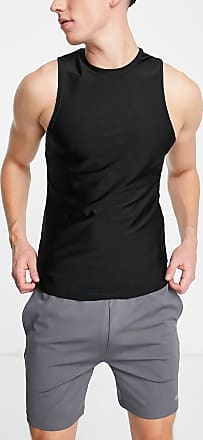 De Tirantes / Camiseta sin mangas para Hombre en Negro − Compra hasta −72% | Stylight