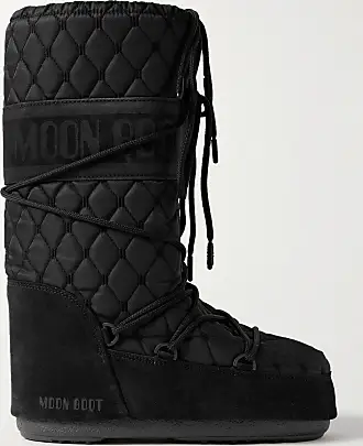 MOON BOOT Icon shell and faux leather snow boots
