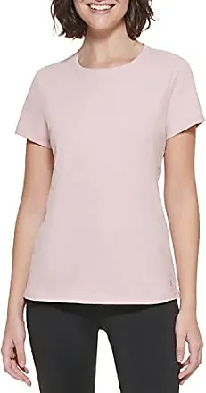 Calvin Klein Performance Logo Rolled Cuff Crop T-Shirt - Women