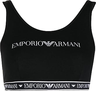 Emporio Armani Women's Bra with Logo - Black - Bras