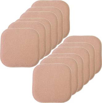 Sweet Home Collection Seat Pads, Sweet Home Collection Chair Cushion Memory Foam Pads With Ties