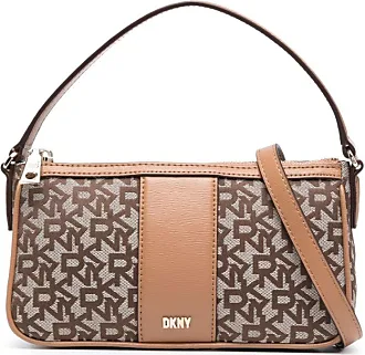 DKNY Bryant Handbag saffiano cow leather light brown - R12D3O09