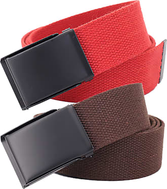 NoName Set of belts Brown/Red Single WOMEN FASHION Accessories Belt Red discount 77% 