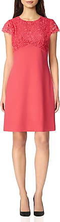 Nanette Lepore Womens Cap Sleeve Knit Dress W/lace Mix Bodice, Flamingo Dream, 2