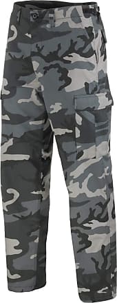 black and white army trousers