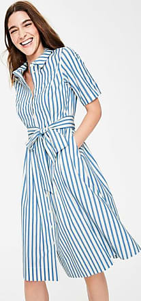 boden striped shirt dress