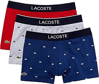 Lacoste Mens Casual Classic 3 Pack Cotton Stretch Trunks 