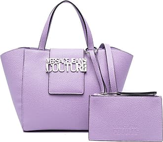 Versace Jeans Couture Tote Bag, Lilac, Polyurethane, 2023