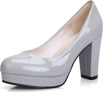 ladies grey court shoes