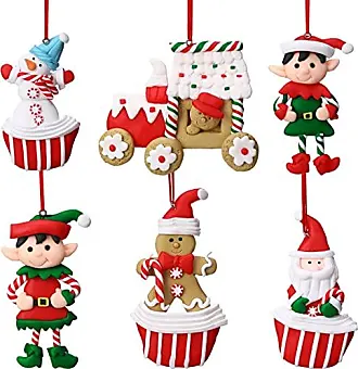 6 Pieces Christmas Candy Ornaments Lollipop Ornament Candy Cane