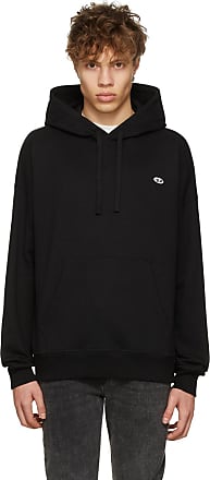 men's diesel black hoodie