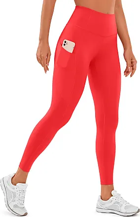 CRZ YOGA Women's Naked Feeling Workout Leggings 25 Inches - High Waisted Yoga  Pants with Side Pockets Athletic Running Tights