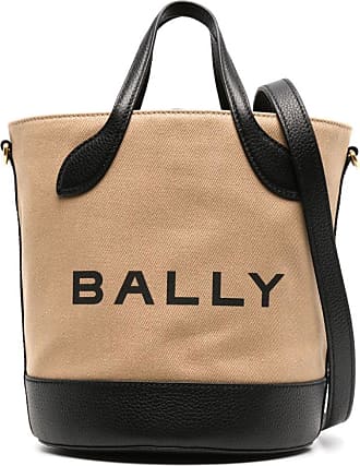 Bally Snakeskin-Pattern Shoulder Bag - Neutrals