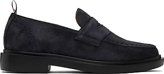 Thom Browne bow-embellished velvet loafers - Black
