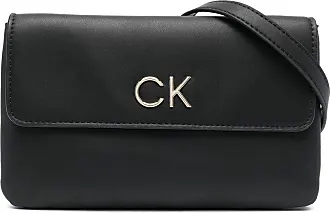 Calvin Klein CK | Women's Pouch Bag | Black Suede Velvet | 6 x 9