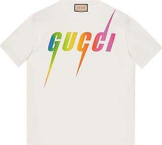 White Color GUCCI Men's T-shirt and Short Set