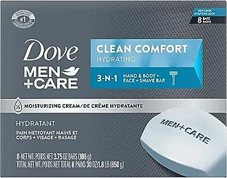 Dove Men+Care Men's Bar Soap More Moisturizing Than Bar Soap Deep Clean Soap  Bar that Effectively Washes Away Bacteria, Nourishes Your Skin 3.75 oz 10  Bars Deep Clean 3.75 Ounce (Pack of 10)