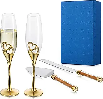 2024 2pcs Rhinestone Champagne Glasses Wedding Toasting Glasses Diamond  Glasses Long Handle Glassware For Wedding, Party, Anniversary (silver)