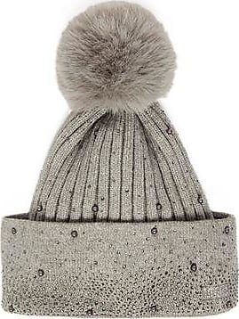 Accesorios Sombreros Sombreros de lana French Connection Sombrero de lana gris claro elegante 