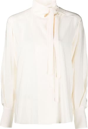 Blusa con fiocco Bianco Farfetch Abbigliamento Bluse e tuniche Bluse 