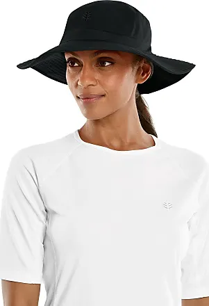 Sun N' Sand Womens Scarf Brim Sun Hat - Black/Tan - One Size