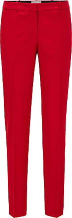 ladies red summer trousers