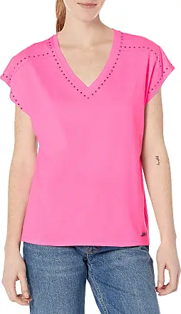 DKNY Womens Summer Tops Short Sleeve T-Shirt