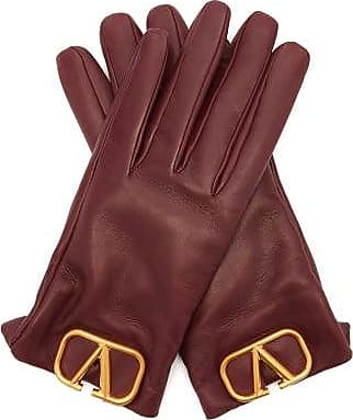 burgundy leather gloves ladies