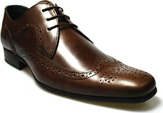 Red Tape Eaton Men's Black Leather Formal Brogue Shoes RRP £45 Free UK P&P! 
