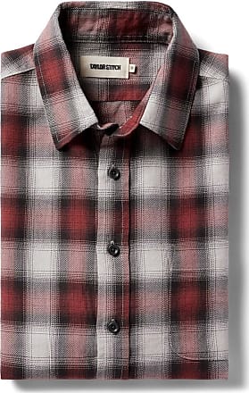 Michelob Ultra Flannel Button Up Shirt Mens XL Red Mirage LV Buffalo Plaid