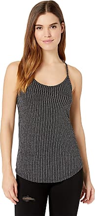 Angie Womens Charcoal Racer Back Cami 