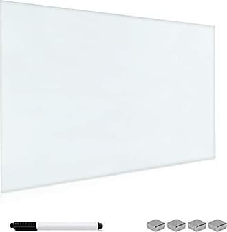Magnettafel 40x60 cm weiß oder schwarz Glas Pinnwand Memoboard Magnet Tafel neu 