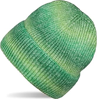 Bonnet tricoté vert menthe femme