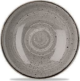 Churchill STONECAST Triangle Plate Peppercorn Grey Teller Porzellan 26,5 cm grau 