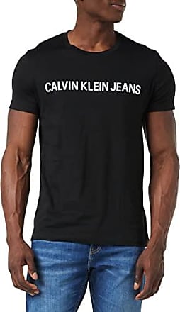 big & tall Herren Bekleidung T-Shirts Kurzarm T-Shirts kastiges t-shirt in Schwarz für Herren Calvin Klein 