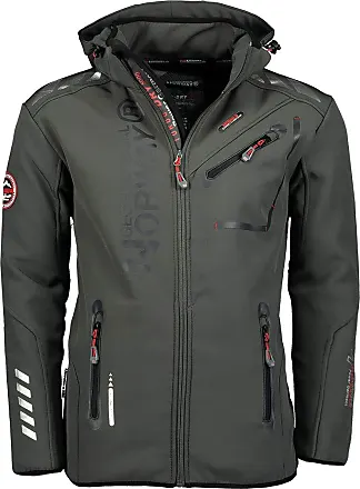 Geographical Norway Men's Softshell Functional Outdoor Jacket  Water-Resistant