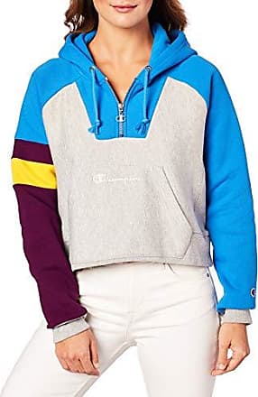 champion reverse weave mylar blue hoodie