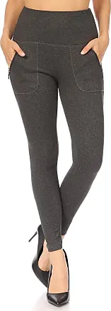 SHOSHO Fleece Lined Work-out Pants Dark Gray Heather Yoga Pant