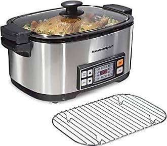 Hamilton Beach 8.25-Quart 3-Tier Digital Food Steamer and Rice Cooker in  Stainless Steel