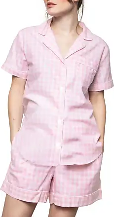 Papinelle Jade Short Sleeve Organic Cotton Pajama Top In Pink
