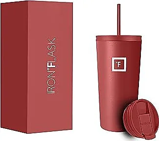 Iron Flask Rose 24oz Grip Coffee Mug Leak Proof Vacuum Insulated