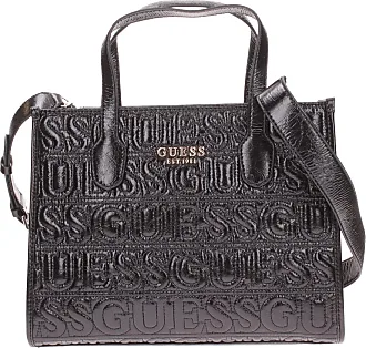 Leather handbag GUESS Black in Leather - 20325622