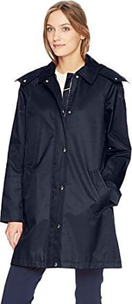 tommy hilfiger women's hooded raincoat