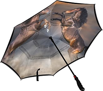 Mnsruu Folds Umbrella Automatic Open Close Cats in Holes Travel Umbrella UV Protection Windproof for Women Men 