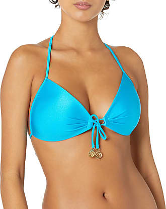M&S Turquoise Halterneck Padded Underwired Bikini Top 36/B 36/F 34/DD 40/C 38/DD
