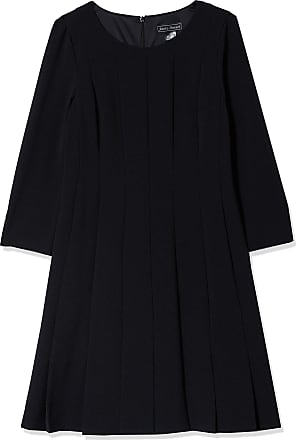 Jessica Howard Womens Fit and Flare Dress (Regular, Petite, & Plus), Black, 6