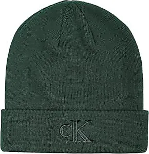 Calvin Klein Men's Tweed Cuff Hat and Scarf Set, Black, One Size