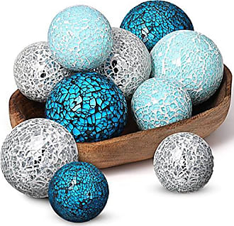 18 Pcs Green Moss Decorative Balls Wicker Rattan Cord Balls Set, Vase Bowl  Filler Balls Hanging Balls for Christmas Centerpieces Home Tree Garden