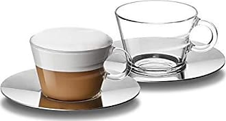 Nespresso 6er Set Espresso Tassen Untertassen Löffel Classic Kaffee Tee Kakao